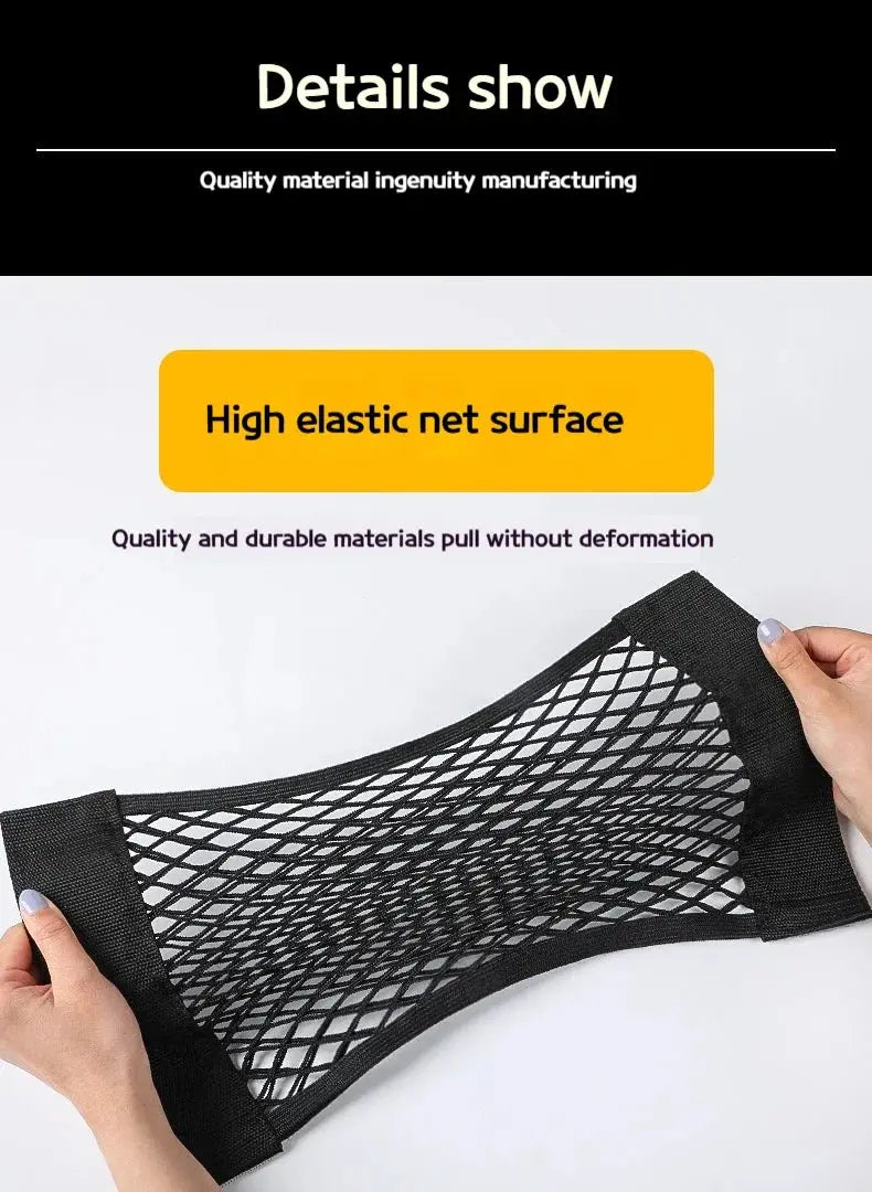 Luggage Storages Car Trunk Storage Bag Double Stretch Velcro Car Storage Net Bag Mesh Storages Net Bag Car Net Best Products Online
