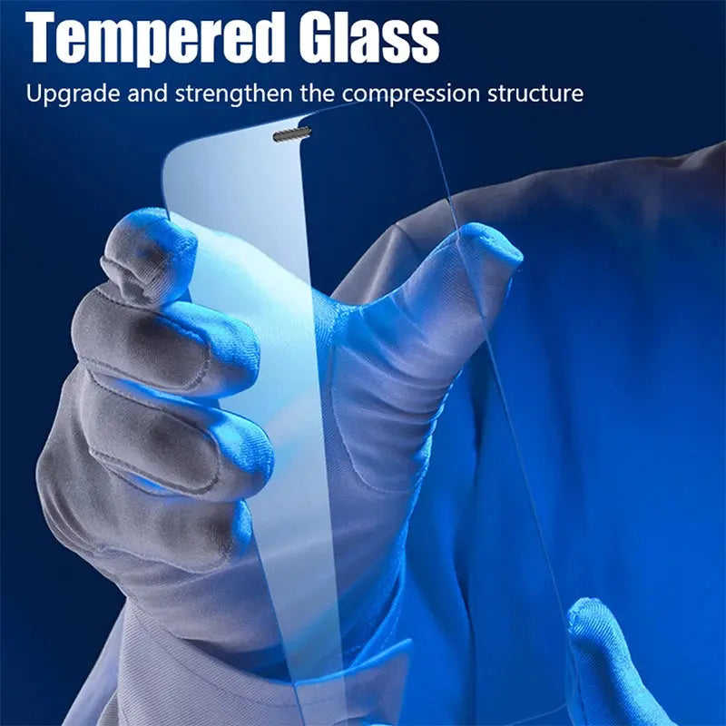 4PCS Full Cover Tempered Glass For iPhone 11 12 13 14 15 Pro Max Screen Protector For iPhone 11 12 13 14 15 Plus Glass Film Best Products Online