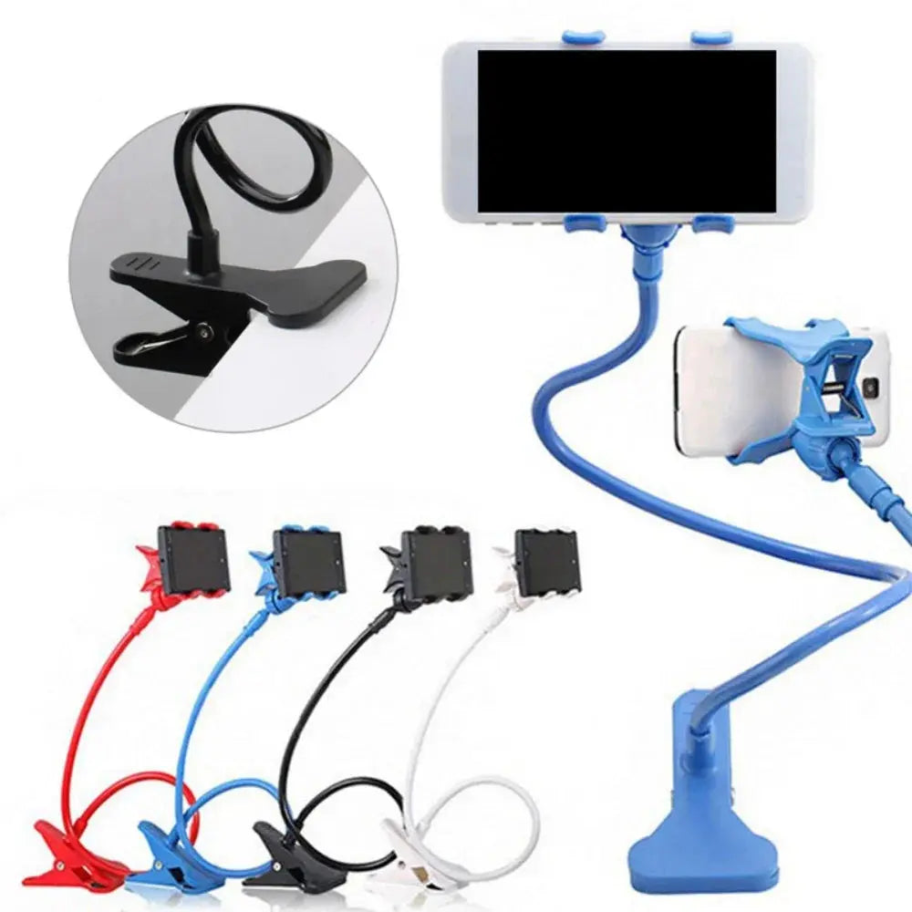 Lazy Bedside DesktopMobile Phone Clamp Bracket Flexible Long Arm Gooseneck Lazy Person Bracket With Handle Overhead Live Bracket Best Products Online