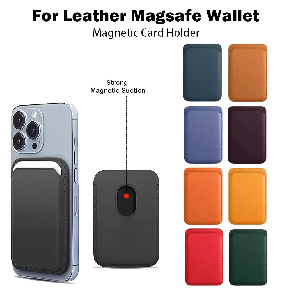 Leather Wallet Case Holder For iPhone 16 Pro Max Magsafe Magnetic Wallet Leather Compatible For iPhone 15 14 13 12 Accessories Best Products Online