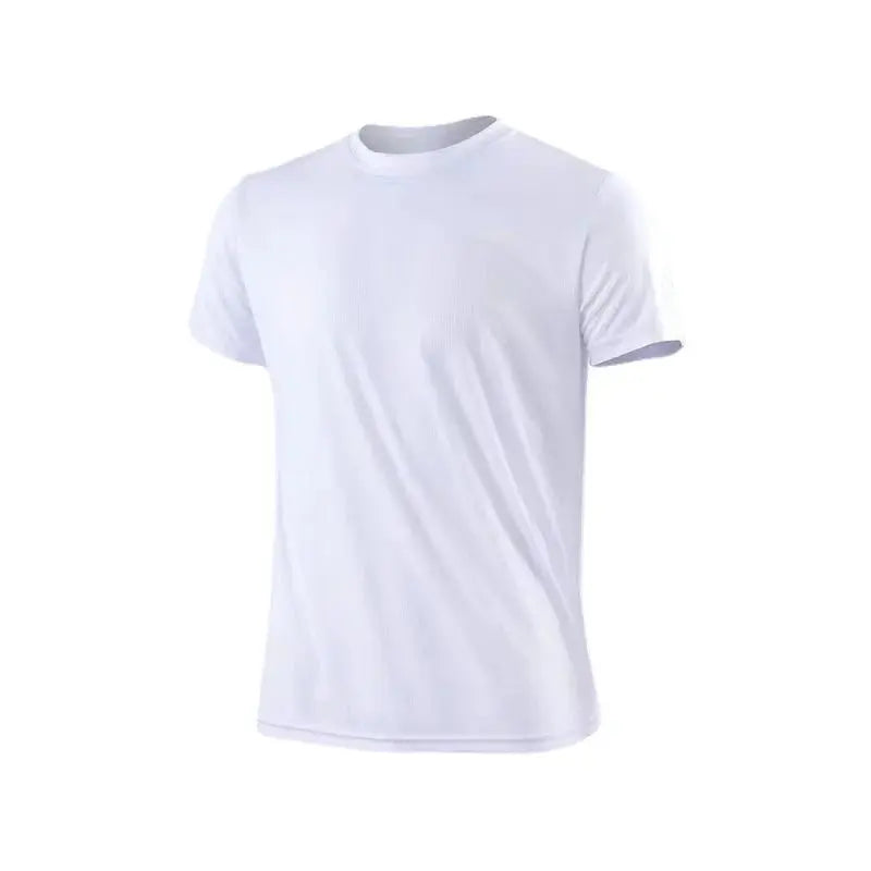 Men's Quick Dry Short Sleeve Gym Running Moisture Wicking Round Neck T-Shirt Training Exercise Gym Sport Shirt Tops Lightweight Best Products Online
