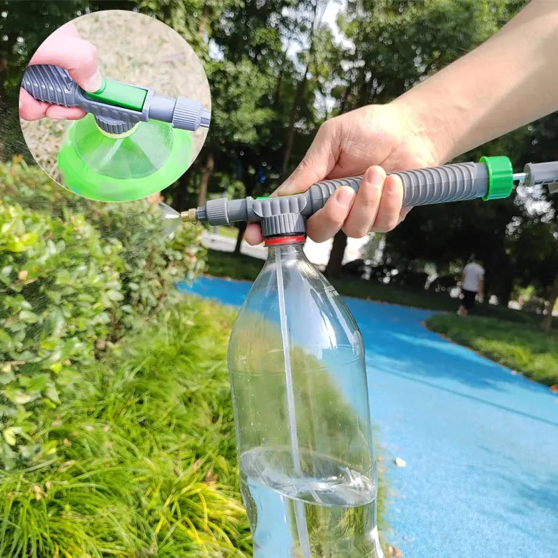 Watering Irrigation High Sprayer Water Pressure Flower Garden Gun Sprayer Head Juice Bottles Interface Plastic Trolley Spray Best Products Online
