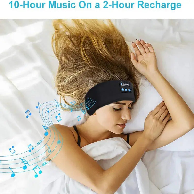 Fone Bluetooth Earphones Sports Sleeping Headband Elastic Wireless Headphones Music Eye Mask Wireless Bluetooth Headset Headband Best Products Online