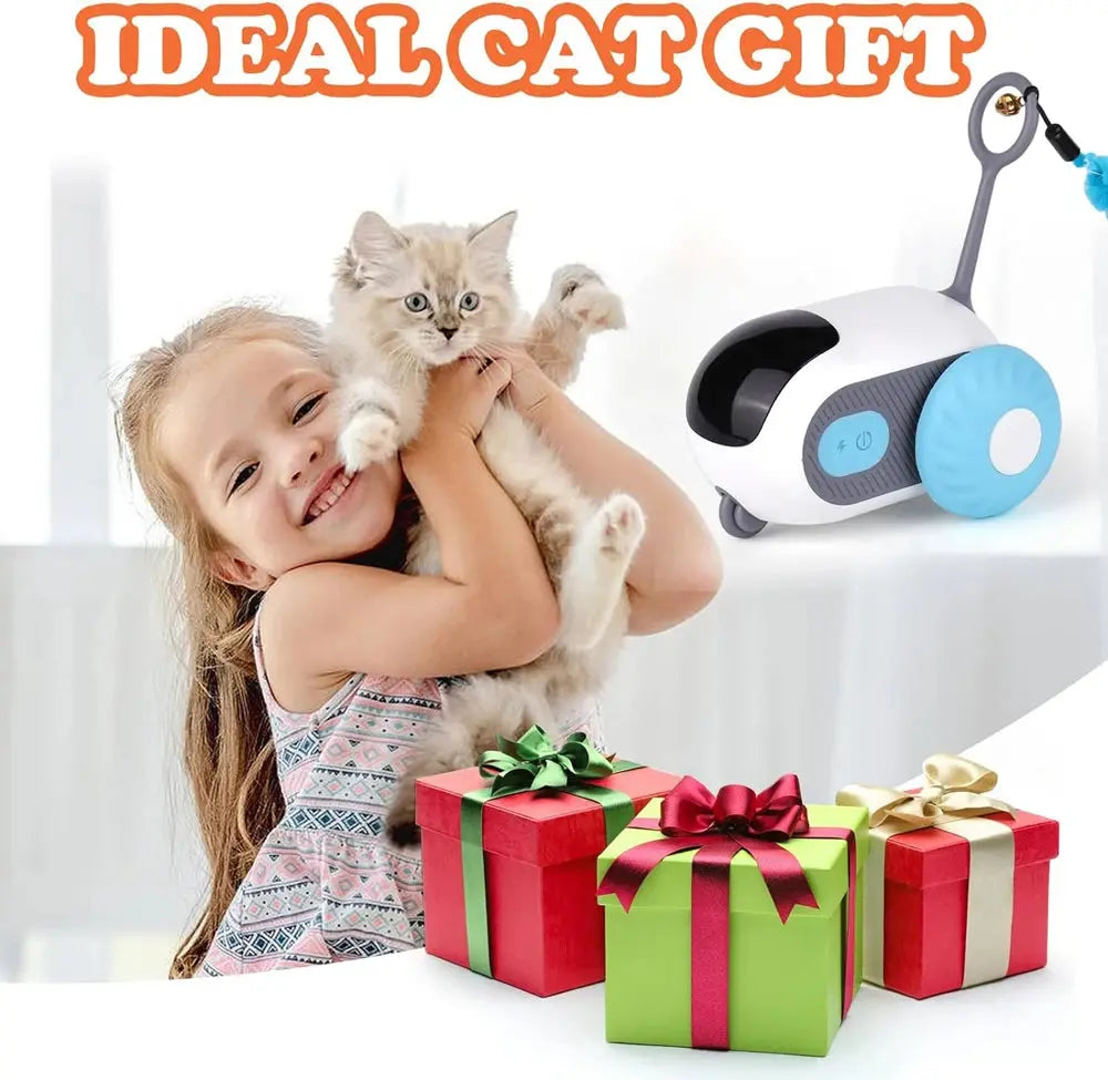 Smart Cat Toy 2 Modes Automatic Moving Remote Controlled Toy Car for Cats Dogs Interactive Playing Kitten Training Pet Supplies Best Products Online