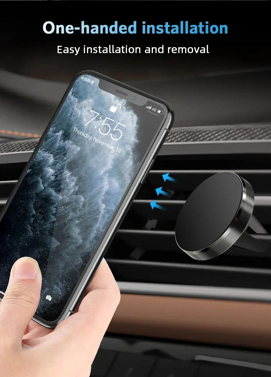 Magnetic Phone Holder in Car Stand Magnet Cellphone Bracket Car Magnetic Holder for Phone for iPhone 15 14 13 12 Huawei Xiaomi Best Products Online