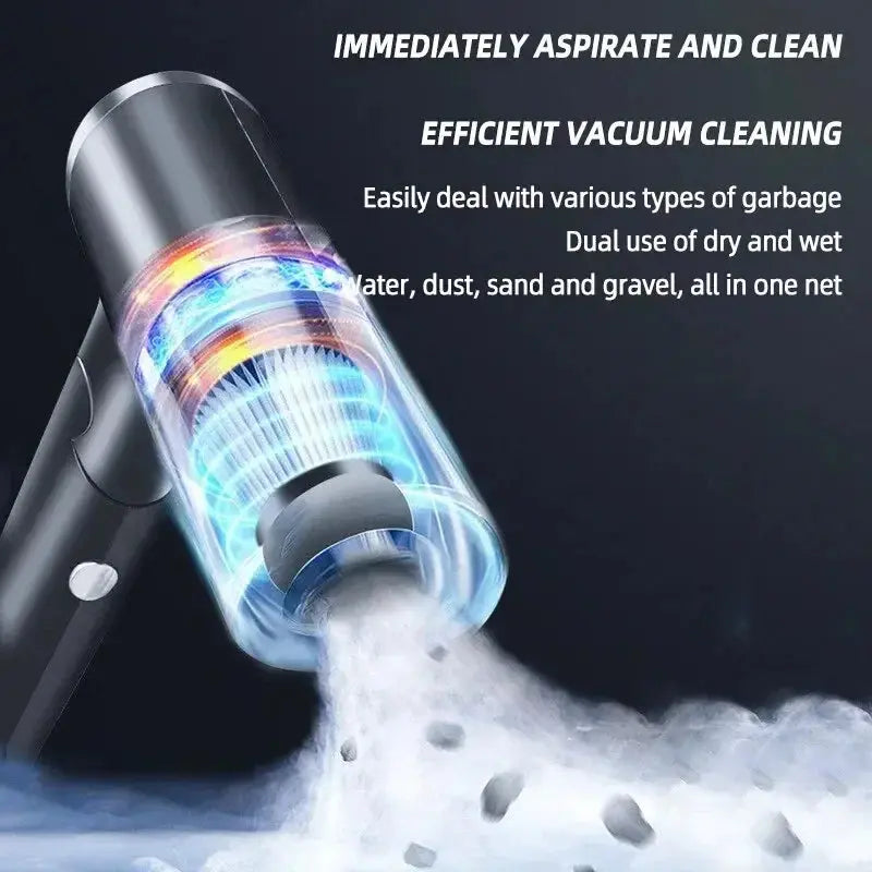 Portable Wireless Car Vacuum Cleaner Wireless Vacuum Cleaner Dual Use for Home and Car 120W High Power Powerful Vacuum Cleaner Best Products Online