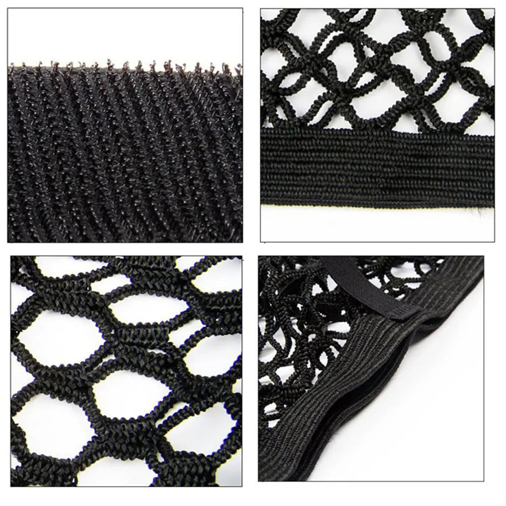 Car Rear Seat Storage Organizer Mesh Adjustable Elastic Straps Anti-Slip Net for SUV Sedan Vehicle Interior Organization Tools Best Products Online