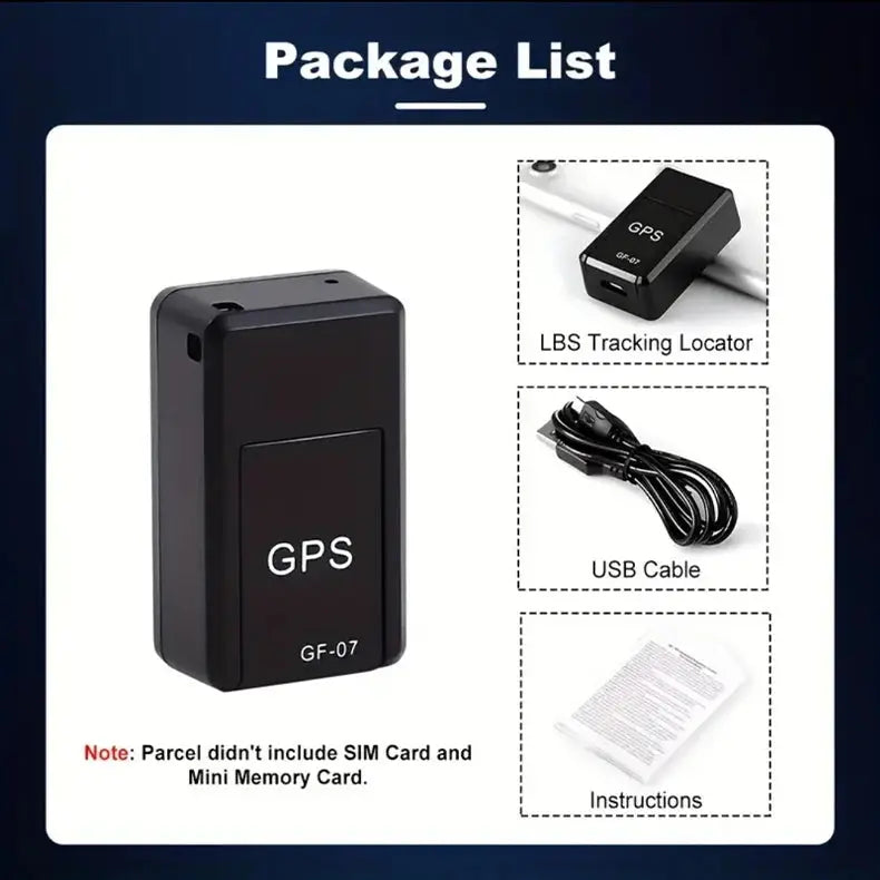 Gps Positioner Gf07 Mini Tracking Positioner Real-Time Tracking Remote Vehicle Positioning Mobile Recording Anti-Loss Best Products Online