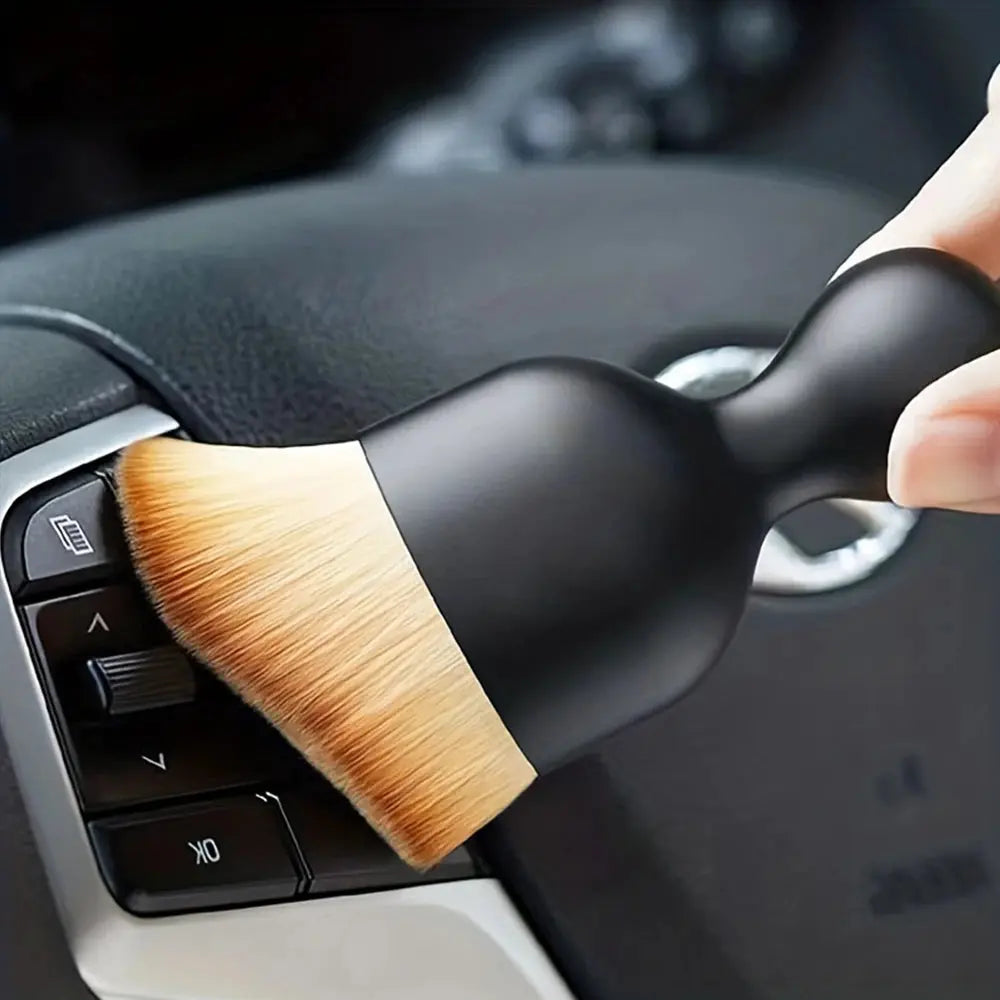 2 Pcs Car Interior Dust Sweeping Soft Brush Car Washing Tool Multifunctional Keyboard Gap Car Dust Brush Cleaning Brush Best Products Online