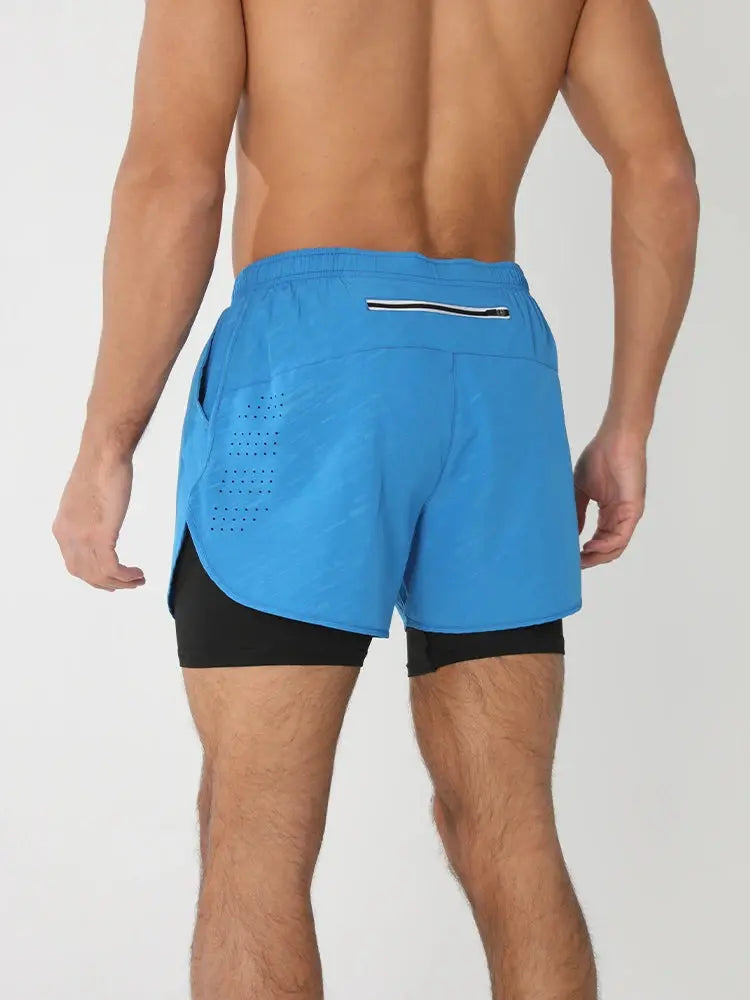 Men's Running Shorts 2025 New Release Gym Fitness 2-in-1 Exercise Summer Quick Dry Trendy Personalized Running Shorts Best Products Online