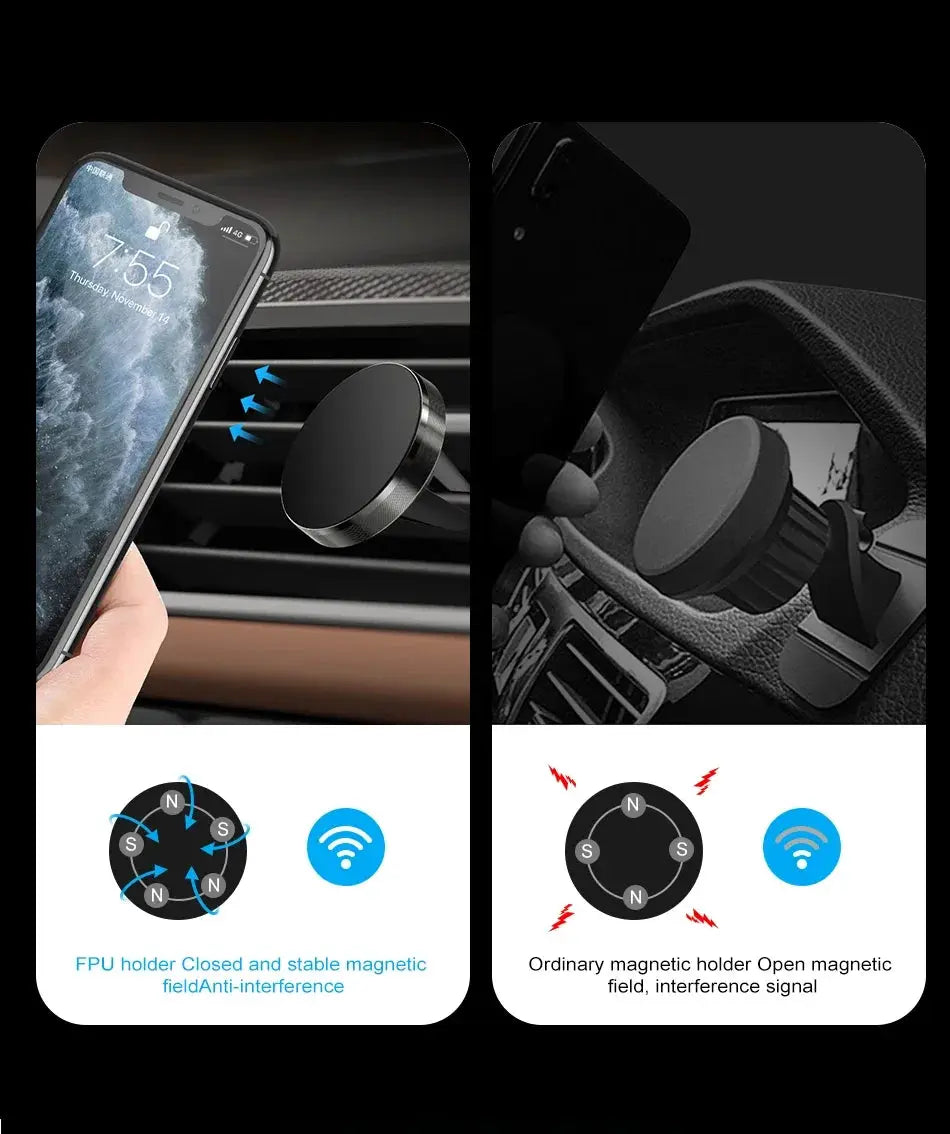 Magnetic Phone Holder in Car Stand Magnet Cellphone Bracket Car Magnetic Holder for Phone for iPhone 15 14 13 12 Huawei Xiaomi Best Products Online