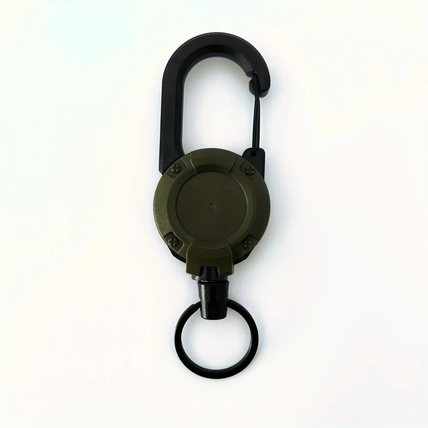 1/2/4pcs Extendable Retractable Holders Keychain Badge Reels Heavy Duty Clip With Carabiner Key Chain For Men Outdoor Bags Best Products Online
