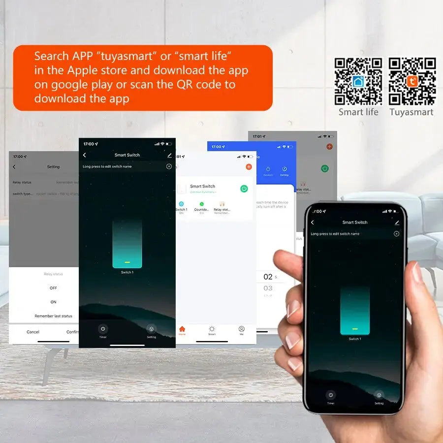 16A WiFi Smart Switch DIY Wireless Tuya Smart Home Alexa Yandex Alice Mini Interruptor Two Way Voice Control Smart Life Best Products Online