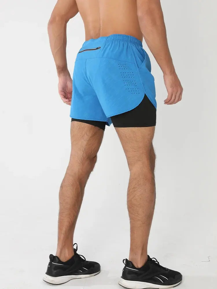 Men's Running Shorts 2025 New Release Gym Fitness 2-in-1 Exercise Summer Quick Dry Trendy Personalized Running Shorts Best Products Online