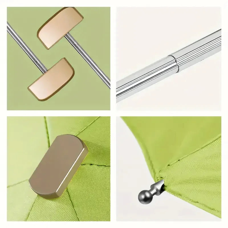 UPF50+ Umbrella Mini Pocket Sun Shade Umbrella Portable Vinyl Folding