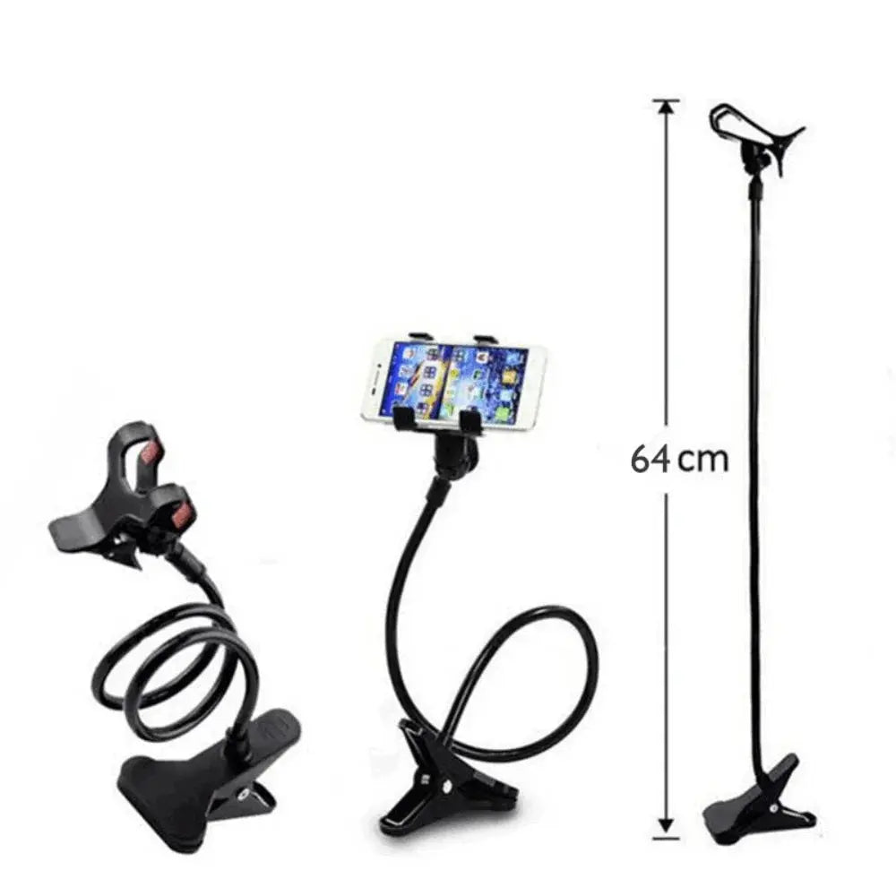 Lazy Bedside DesktopMobile Phone Clamp Bracket Flexible Long Arm Gooseneck Lazy Person Bracket With Handle Overhead Live Bracket Best Products Online
