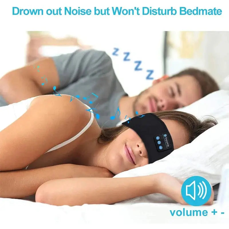 Fone Bluetooth Earphones Sports Sleeping Headband Elastic Wireless Headphones Music Eye Mask Wireless Bluetooth Headset Headband Best Products Online