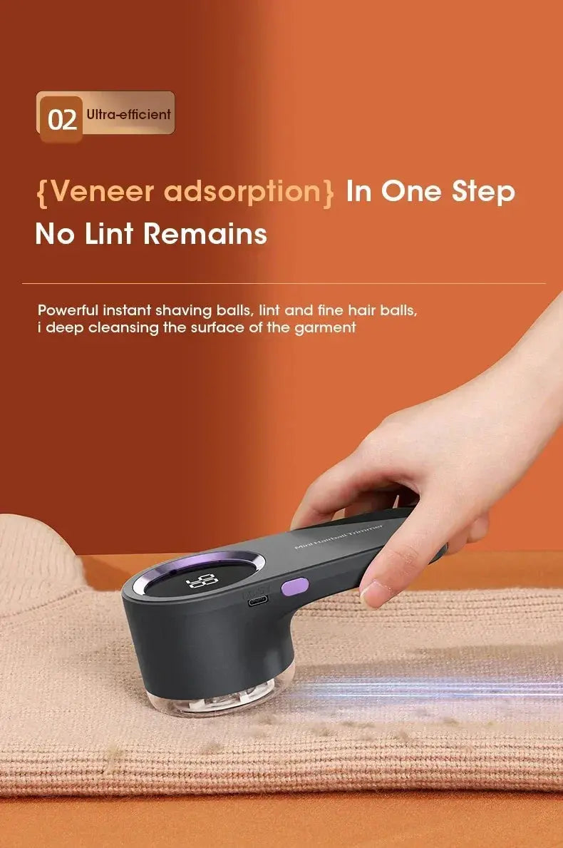 Lint Remover for Clothing LED Digital Electric Pellet Fluff Remover USB Rechargeable Fuzz Fabric Shaver Sweater Dropshipping Best Products Online