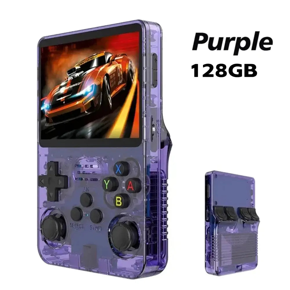 R36S Retro Handheld Video Game Console Linux System 3.5 Inch IPS Screen Portable Player 64GB GamesMultiple colors are available Best Products Online