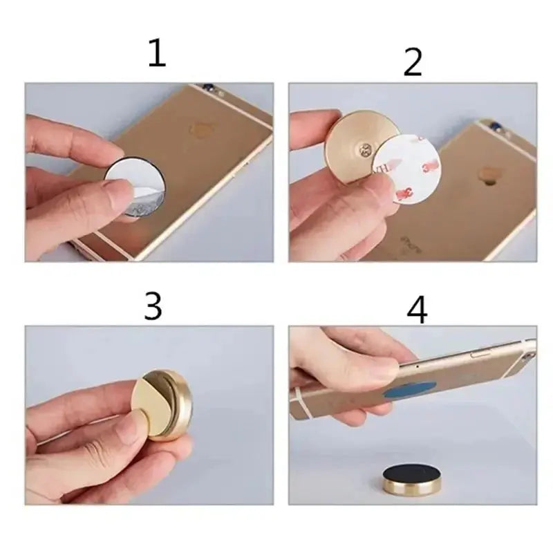 Magnetic Phone Car Holder Stand Universal Magnetic Mount Bracket Stick on Car Dashboard Wall for iPhone Samsung Xiaomi Huawei Best Products Online