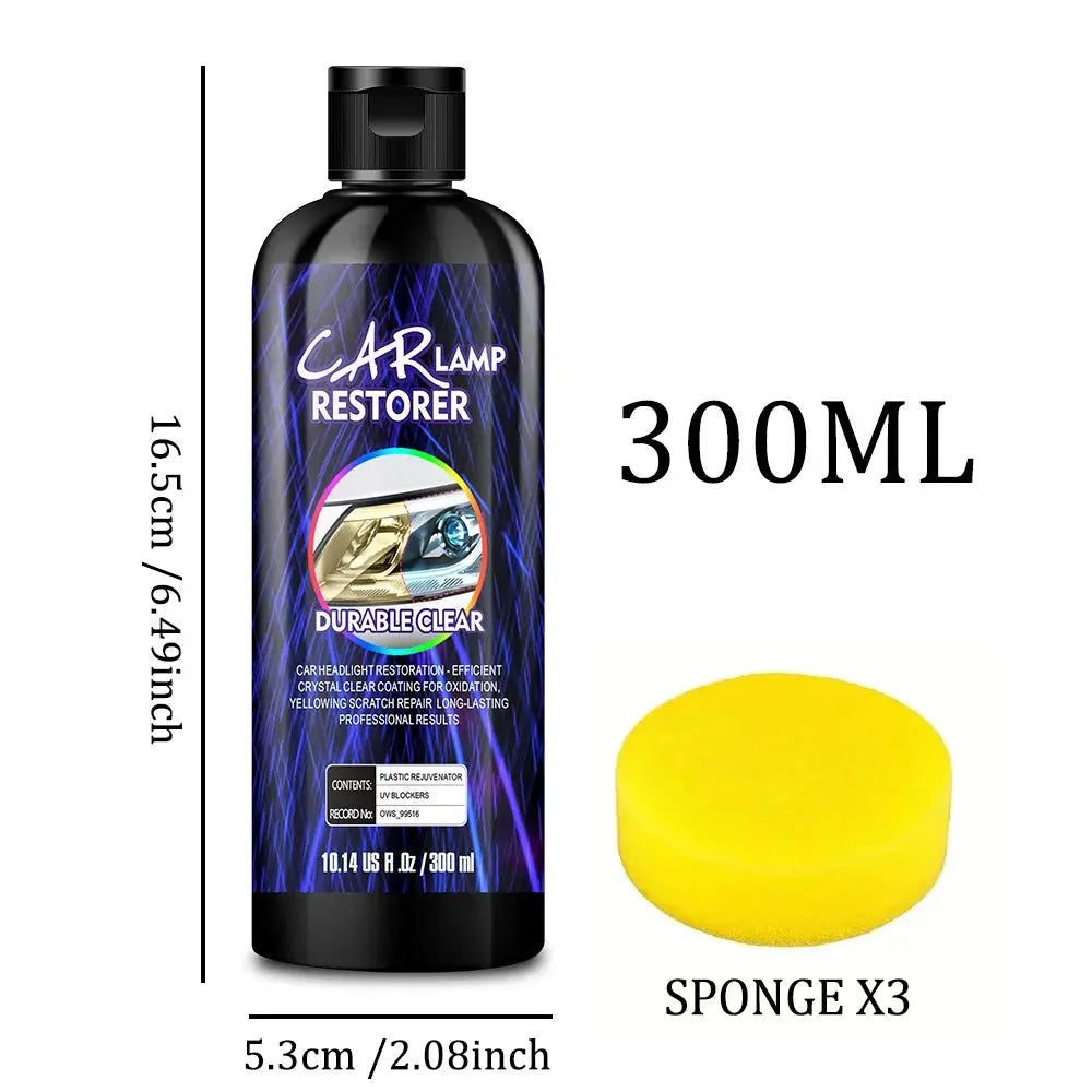 Car Headlight Restoration Polishing Headlamp Scratch Remover Repair Cleaning Paste Remove Oxidation Headlight Polish Liquid Best Products Online