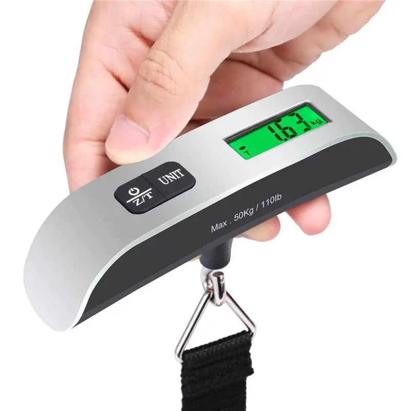 Portable Scale Digital LCD Display 110lb/50kg Electronic Luggage Hanging Suitcase Travel Weighs Baggage Bag Weight Balance Tools Best Products Online