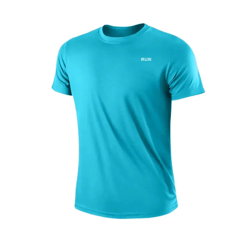 Men's Quick Dry Short Sleeve Gym Running Moisture Wicking Round Neck T-Shirt Training Exercise Gym Sport Shirt Tops Lightweight Best Products Online
