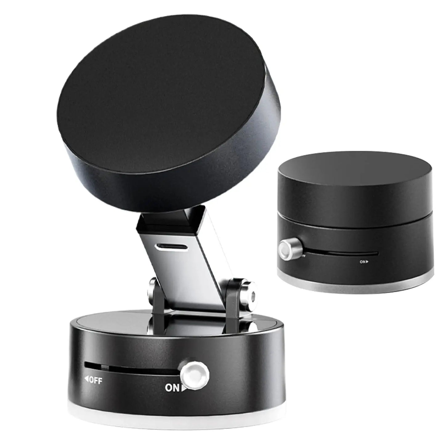 Vacuum Suction Cup Magnetic Car Phone Holder Double-Sided Foldable Magnetic Auto Phone Bracket For Car Interior Accessories Best Products Online