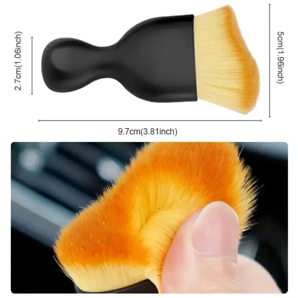 2 Pcs Car Interior Dust Sweeping Soft Brush Car Washing Tool Multifunctional Keyboard Gap Car Dust Brush Cleaning Brush Best Products Online