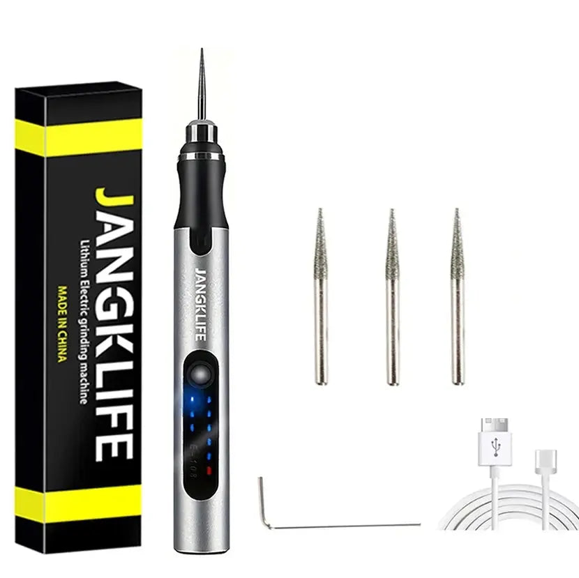 JANGKLIFE USB Cordless Rotary Tool Kit Woodworking Engraving Pen DIY For Jewelry Metal Glass Mini Wireless Drill Best Products Online