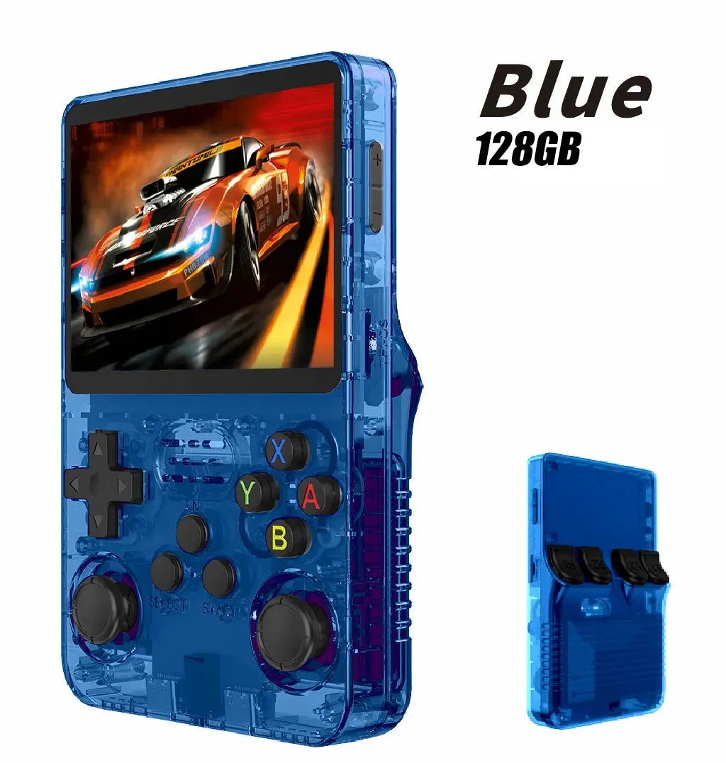 R36S Retro Handheld Video Game Console Linux System 3.5 Inch IPS Screen Portable Player 64GB GamesMultiple colors are available Best Products Online