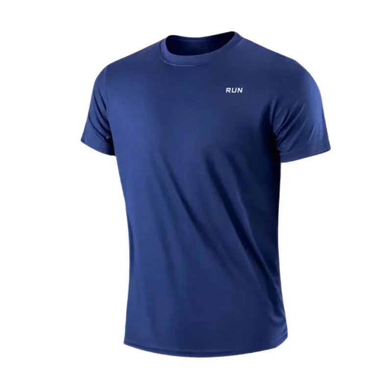 Men's Quick Dry Short Sleeve Gym Running Moisture Wicking Round Neck T-Shirt Training Exercise Gym Sport Shirt Tops Lightweight Best Products Online
