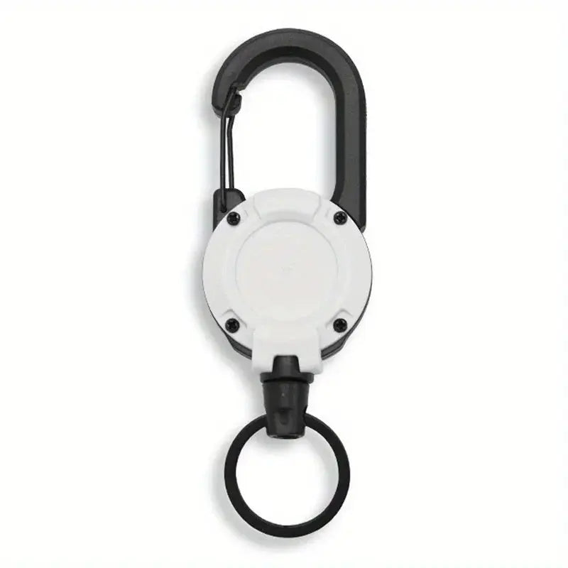 1/2/4pcs Extendable Retractable Holders Keychain Badge Reels Heavy Duty Clip With Carabiner Key Chain For Men Outdoor Bags Best Products Online