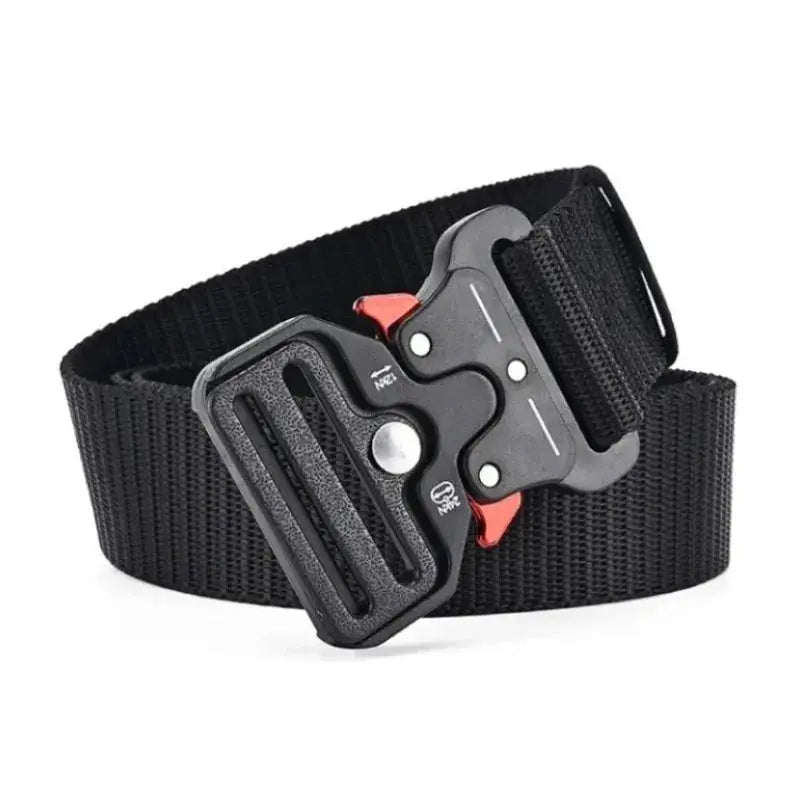 Men's Outdoor Multi-Function Belt Premium Canvas/Nylon Hybrid Waistband for Hiking Travel Unisex Tactical Belt Durable Buckle Best Products Online