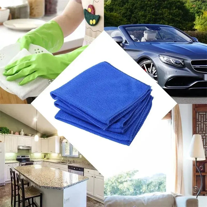 1-20Pcs Microfiber Towels Car Wash Drying Cloth Towel Household Cleaning Cloths Auto Detailing Polishing Cloth Home Clean Tools Best Products Online