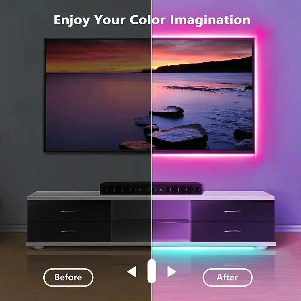 Tape Bluetooth USB LED Strip Light 5050 SMD 5V USB RGB Lights Flexible LED Lamp Tape Ribbon RGB Self-adhesive TV Desktop Diode Best Products Online