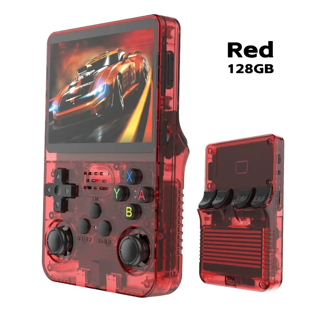 R36S Retro Handheld Video Game Console Linux System 3.5 Inch IPS Screen Portable Player 64GB GamesMultiple colors are available Best Products Online