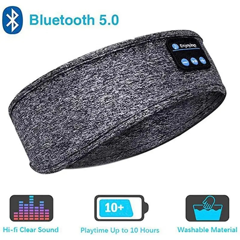 Fone Bluetooth Earphones Sports Sleeping Headband Elastic Wireless Headphones Music Eye Mask Wireless Bluetooth Headset Headband Best Products Online