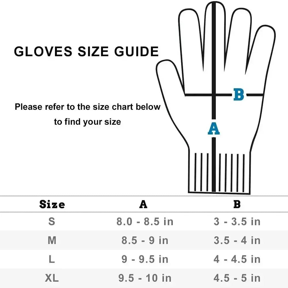 Grade 5 Cut-Resistant Kitchen Gloves – HPPE Protective Gloves for Glass Cutting, Scratch Resistance & Safety (Ideal for Gardener Best Products Online