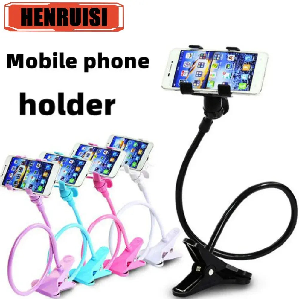 Lazy Bedside DesktopMobile Phone Clamp Bracket Flexible Long Arm Gooseneck Lazy Person Bracket With Handle Overhead Live Bracket Best Products Online