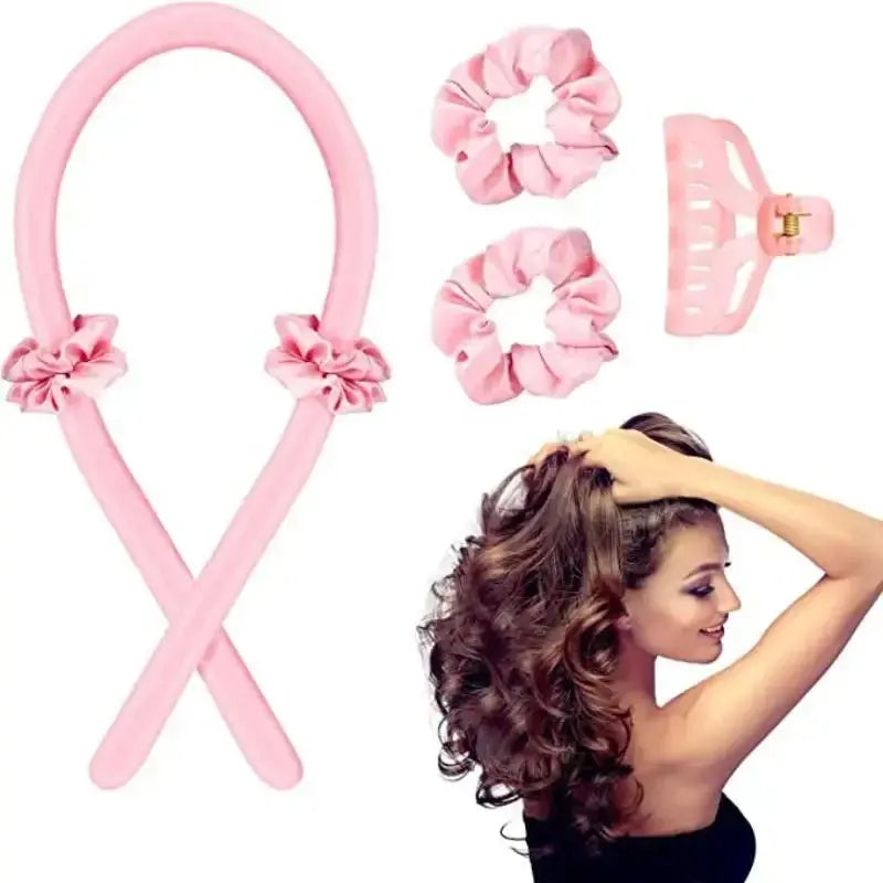 Foam Heatless Curling Iron Sleep Curling Iron Sponge Curly Hair Long Hair Curling Iron Set of 4 Pieces Best Products Online