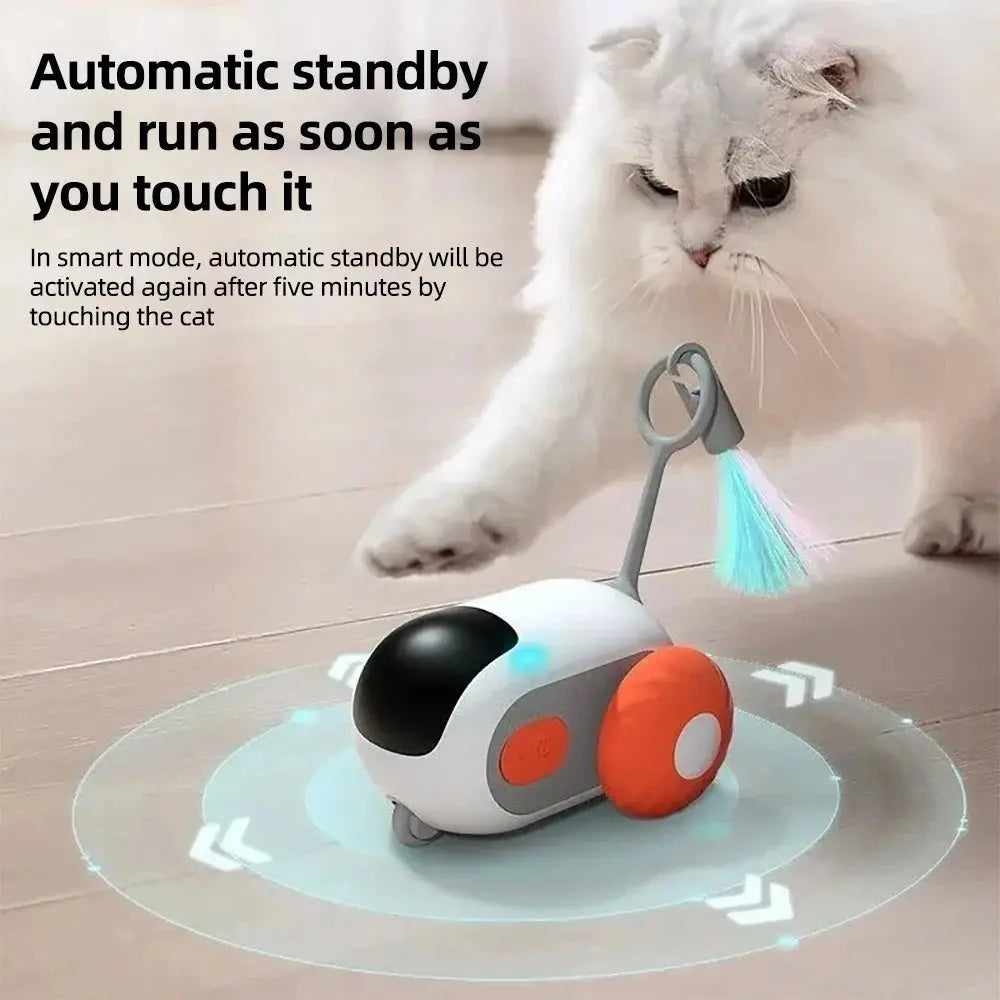 Smart Cat Toy 2 Modes Automatic Moving Remote Controlled Toy Car for Cats Dogs Interactive Playing Kitten Training Pet Supplies Best Products Online
