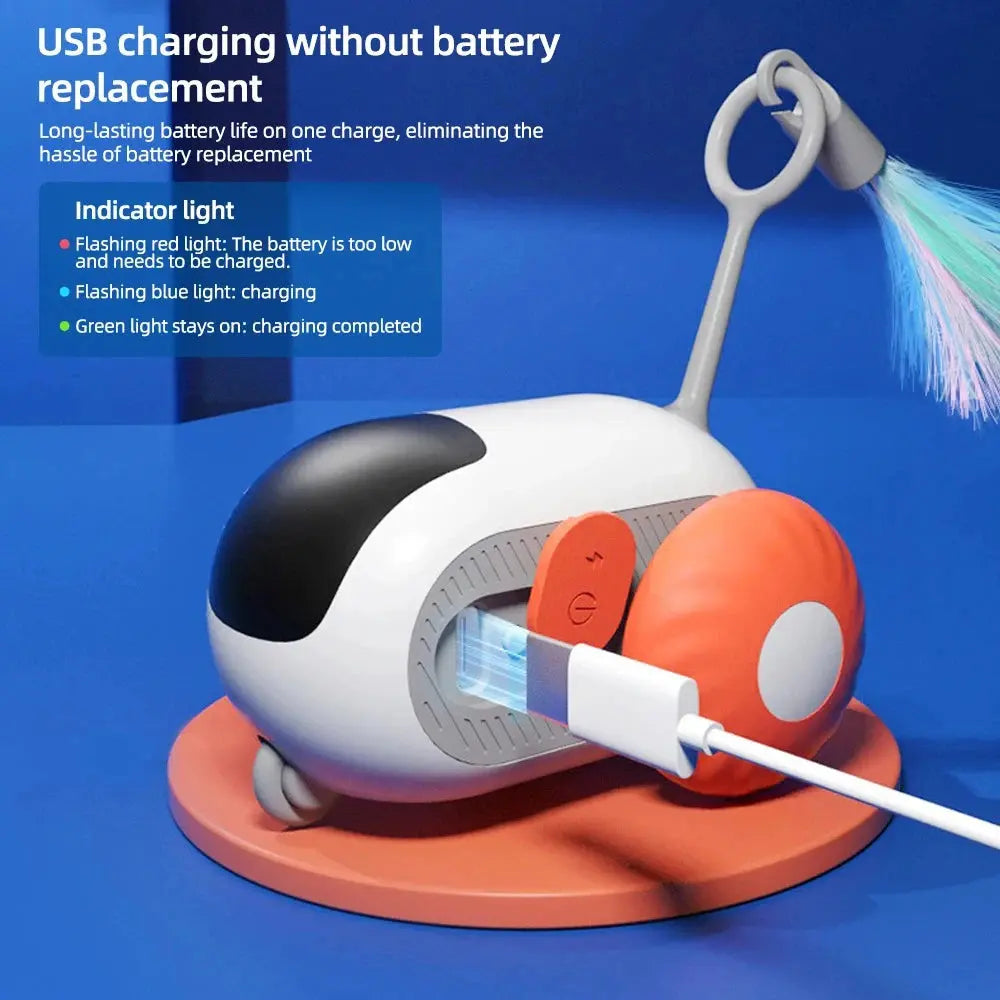 Smart Cat Toy 2 Modes Automatic Moving Remote Controlled Toy Car for Cats Dogs Interactive Playing Kitten Training Pet Supplies Best Products Online
