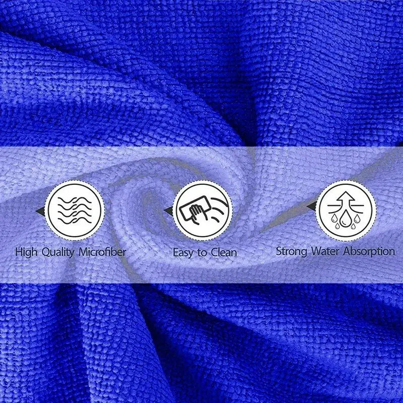 1-20Pcs Microfiber Towels Car Wash Drying Cloth Towel Household Cleaning Cloths Auto Detailing Polishing Cloth Home Clean Tools Best Products Online