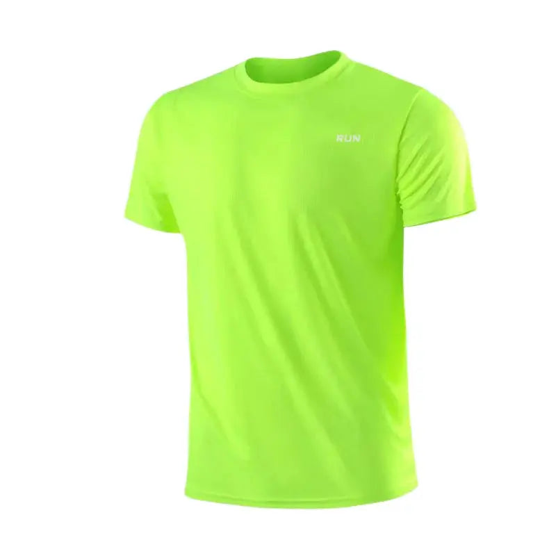 Men's Quick Dry Short Sleeve Gym Running Moisture Wicking Round Neck T-Shirt Training Exercise Gym Sport Shirt Tops Lightweight Best Products Online
