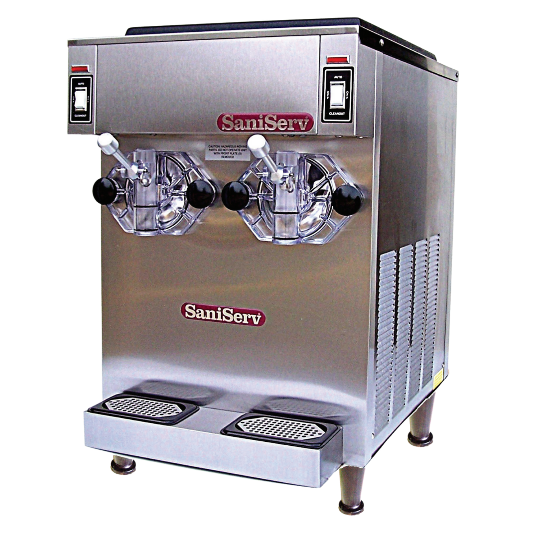 SaniServ 791 - 14 Qts - Twin Flavour Counter Top Frozen Beverage Machine - 10 Gallons Hour (per side)-0