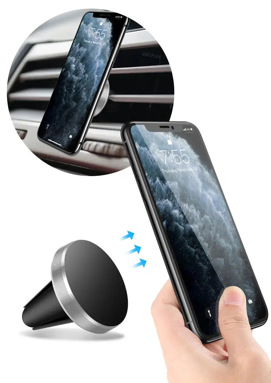 Magnetic Phone Holder in Car Stand Magnet Cellphone Bracket Car Magnetic Holder for Phone for iPhone 15 14 13 12 Huawei Xiaomi Best Products Online