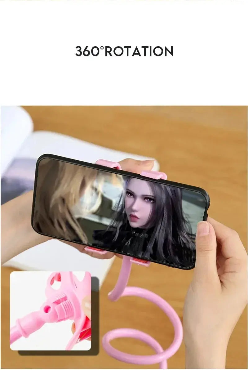 Lazy Bedside DesktopMobile Phone Clamp Bracket Flexible Long Arm Gooseneck Lazy Person Bracket With Handle Overhead Live Bracket Best Products Online