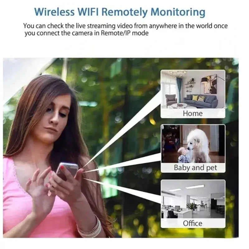 1080P HD Wireless WiFi Mini Camera Baby Monitor Indoor Security Surveillance Night Vision IP Cam Video Recorder Safety Camcorder Best Products Online