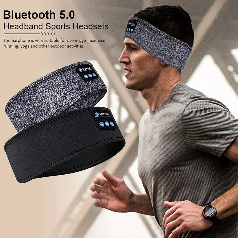 Fone Bluetooth Earphones Sports Sleeping Headband Elastic Wireless Headphones Music Eye Mask Wireless Bluetooth Headset Headband Best Products Online